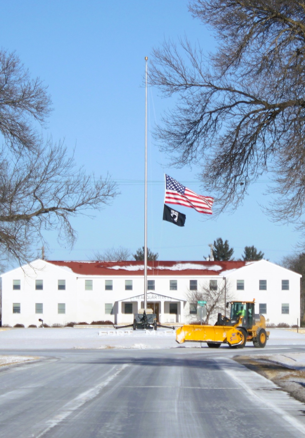 Fort McCoy snow-removal team