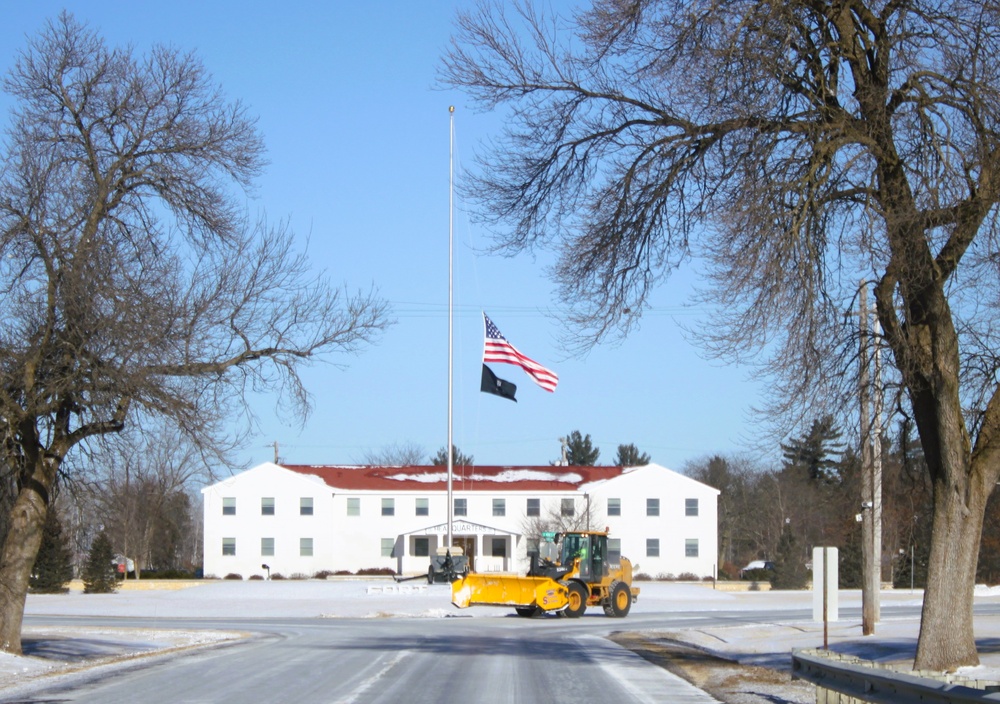 Fort McCoy snow-removal team