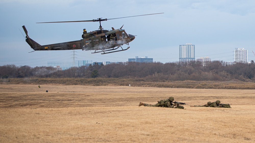 US, JGSDF, international partners demonstrate integrated combat capabilities during New Year’s Jump