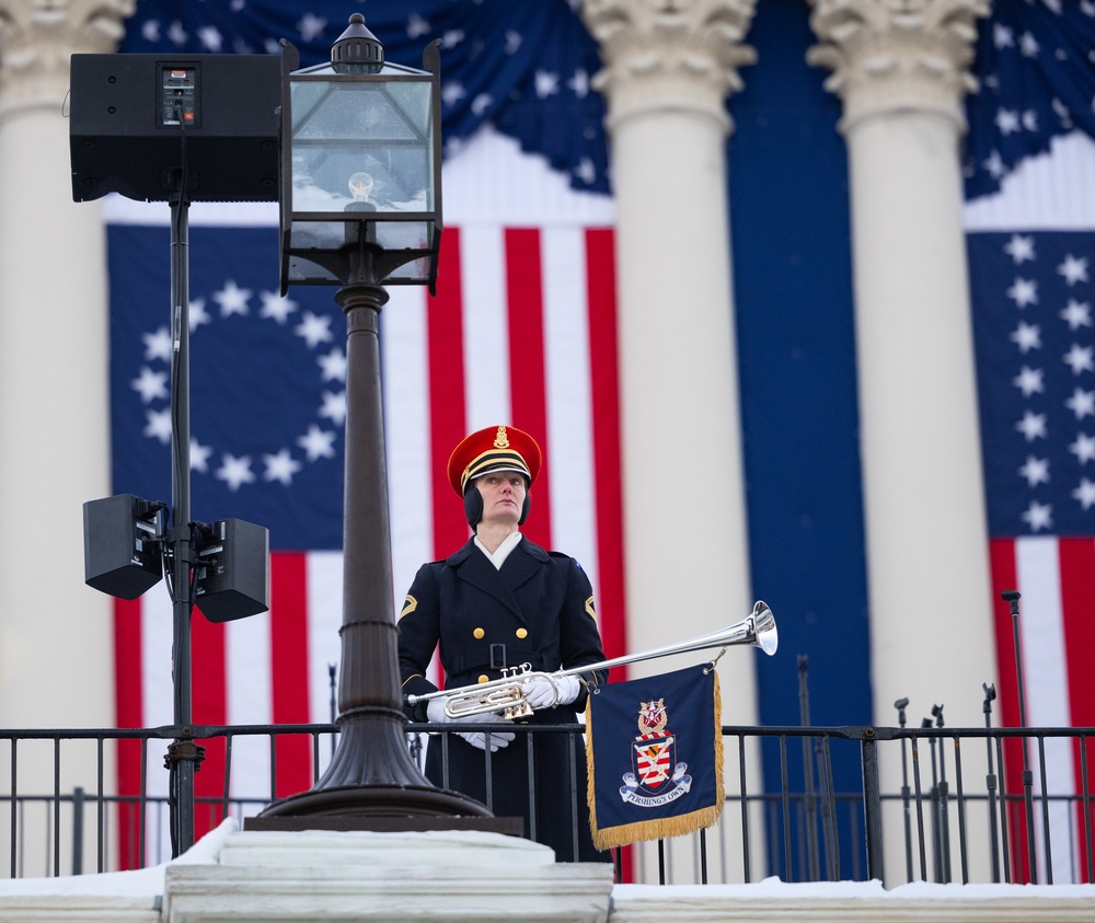 The U.S. Army Band Rehearses for 60th Inauguration