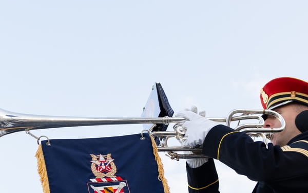 "Pershing's Own" Rehearses for Inauguration