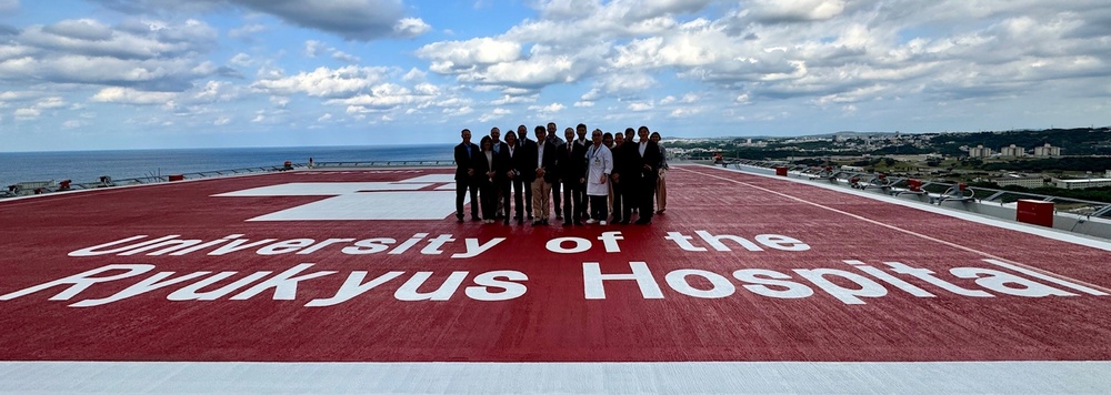 U.S. Naval Hospital Okinawa Staff Tour the University of the Ryukyus New Facility