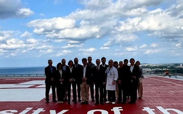 U.S. Naval Hospital Okinawa Staff Tour the University of the Ryukyus New Facility