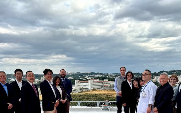 U.S. Naval Hospital Okinawa Staff Tour the  University of the Ryukyus New Facility