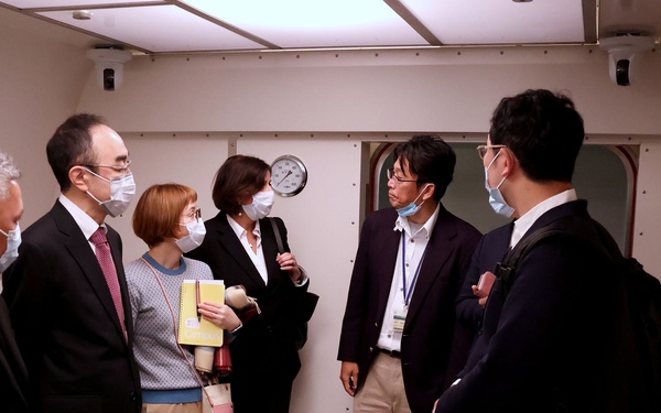 U.S. Naval Hospital Okinawa Staff Tour the  University of the Ryukyus New Facility