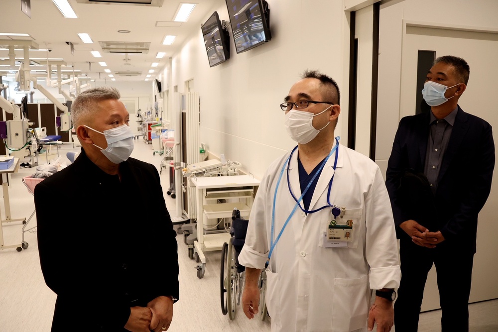 U.S. Naval Hospital Okinawa Staff Tour the  University of the Ryukyus New Facility