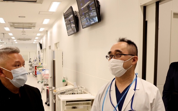 U.S. Naval Hospital Okinawa Staff Tour the  University of the Ryukyus New Facility