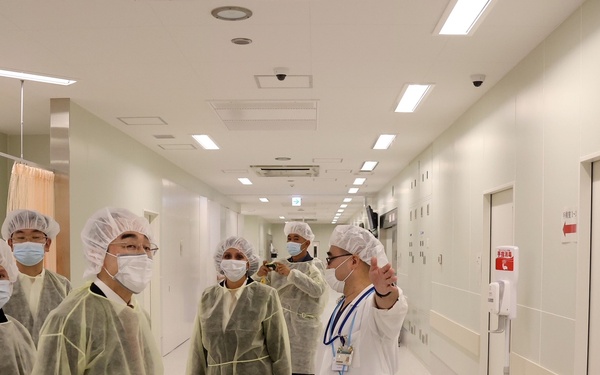 U.S. Naval Hospital Okinawa Staff Tour the  University of the Ryukyus New Facility