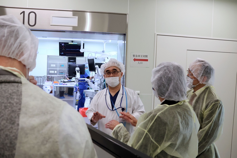 U.S. Naval Hospital Okinawa Staff Tour the  University of the Ryukyus New Facility