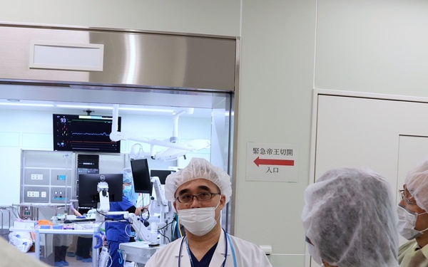 U.S. Naval Hospital Okinawa Staff Tour the  University of the Ryukyus New Facility