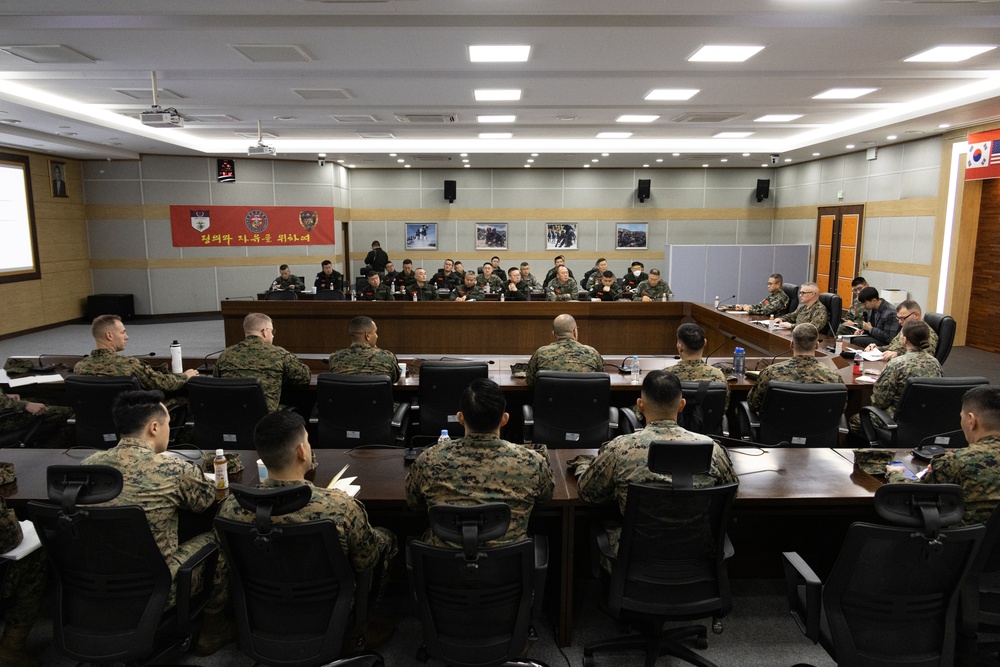 Republic of Korea Marine Corps Hosts Staff Talk 25-1 with MARFORK