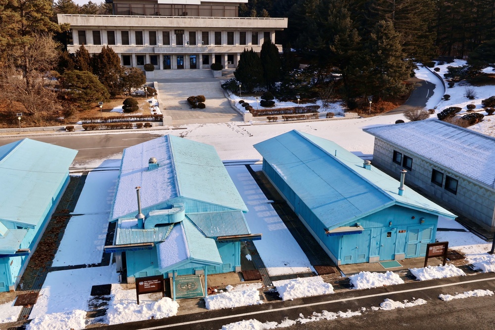 Snow in the Joint Security Area