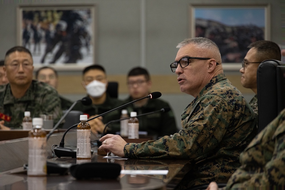 Republic of Korea Marine Corps Hosts Staff Talk 25-1 with MARFORK