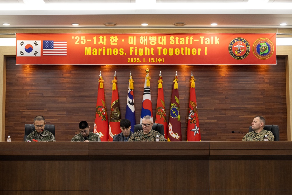 Republic of Korea Marine Corps Hosts Staff Talk 25-1 with MARFORK