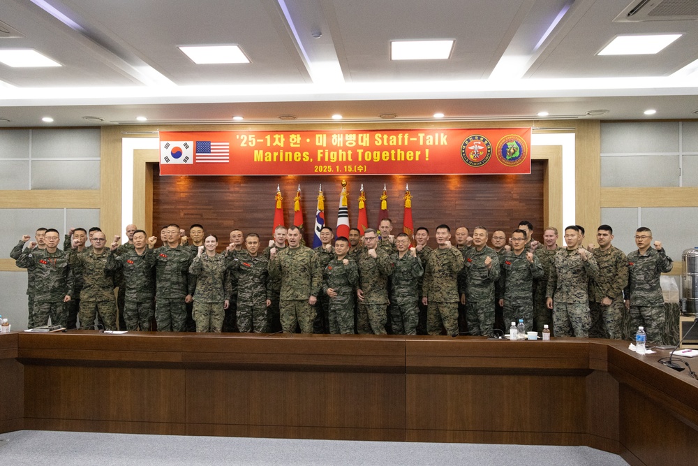 Republic of Korea Marine Corps Hosts Staff Talk 25-1 with MARFORK