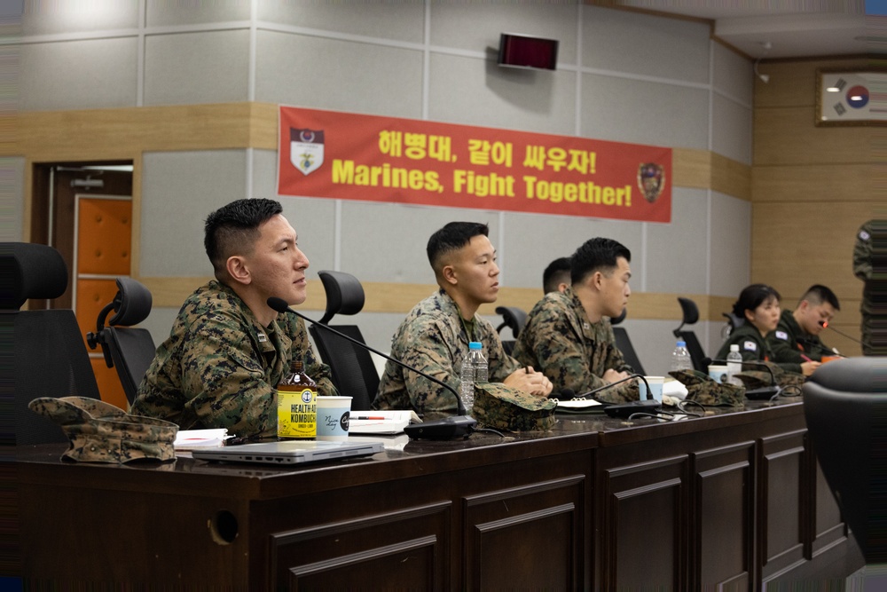 Republic of Korea Marine Corps Hosts Staff Talk 25-1 with MARFORK