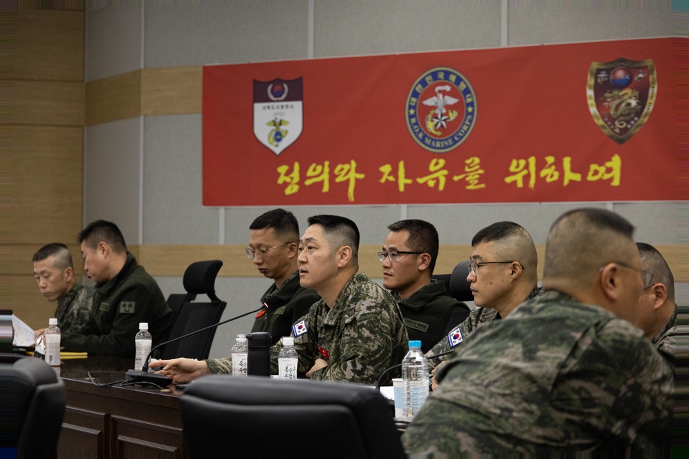 Republic of Korea Marine Corps Hosts Staff Talk 25-1 with MARFORK