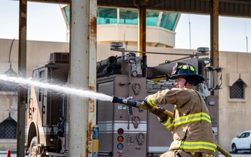 379th ECES firefighters host Firefighter for a Day