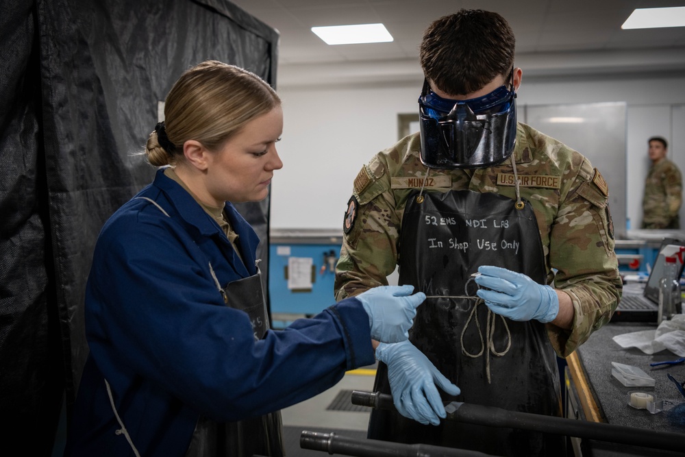 Precision in Readiness: NDI Specialists Ensure F-16 Combat Reliability