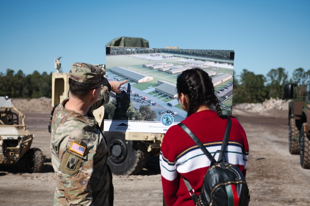 Senior leaders attend Operational Readiness Training Complex groundbreaking ceremony