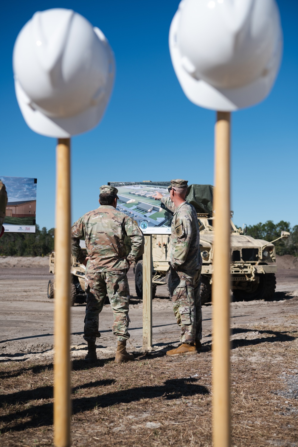 Senior leaders attend Operational Readiness Training Complex groundbreaking ceremony