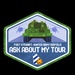 'Ask About My Tour' Sticker Graphic