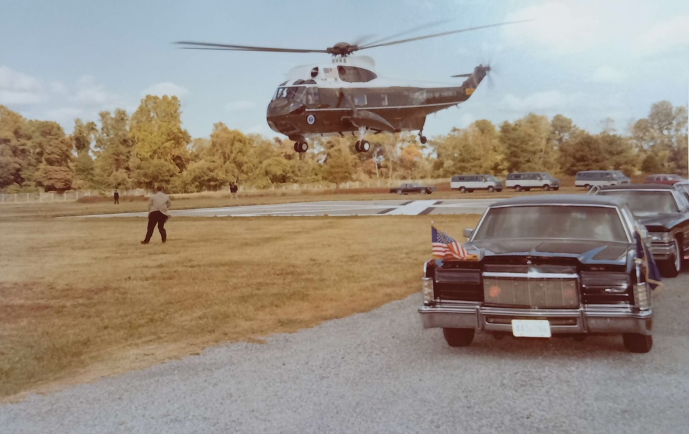 NWS Yorktown: Archived Station Photos-Circa 1981-Presidential Visit