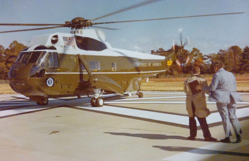 NWS Yorktown: Archived Station Photos-Circa 1981-Presidential Visit