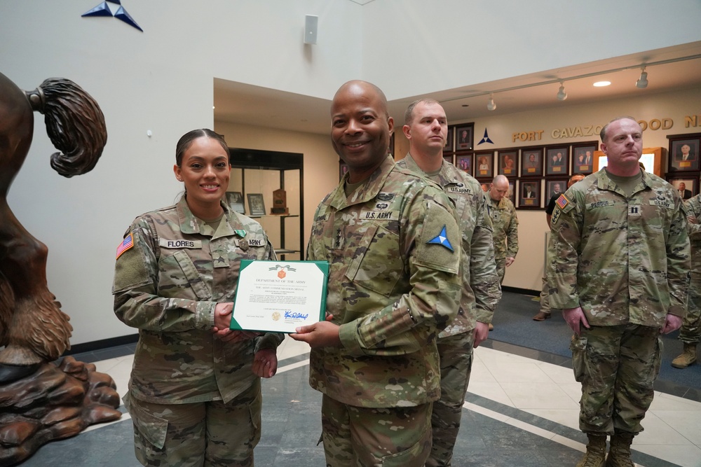 Mobilization Support Brigade Soldiers Receive III Armored Corps Awards