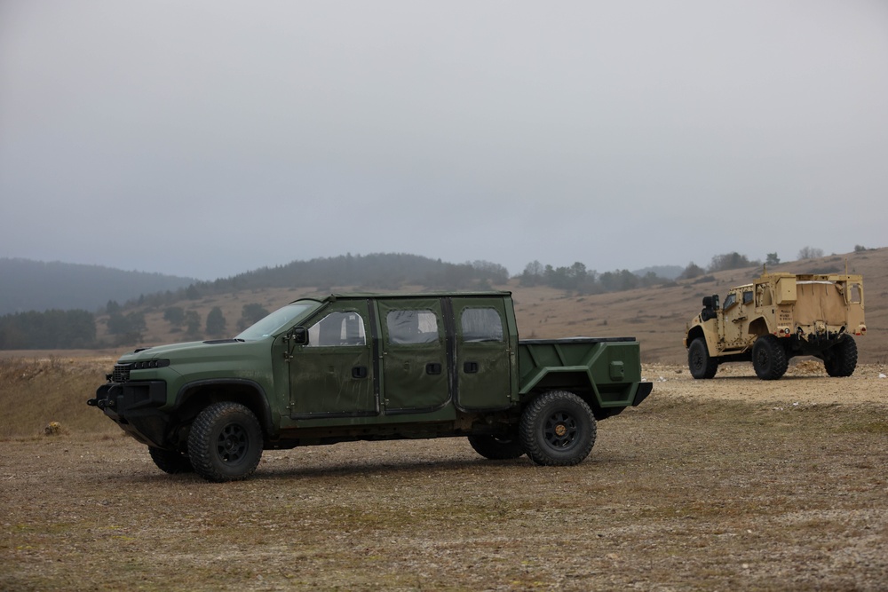 10th Mountain Division uses new hybrid electric infantry squad vehicle during Combined Resolve 25-1