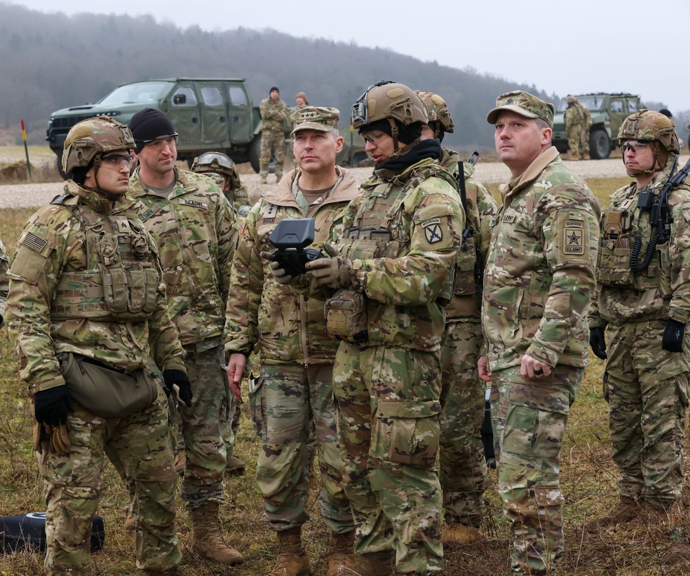 U.S. Army Deputy Chief of Staff Ryan visits 10th Mountain Division during new technology rollout