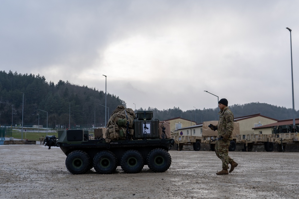 10th Mountain Division trains on the Small Multipurpose Equipment Transport during Combined Resolve