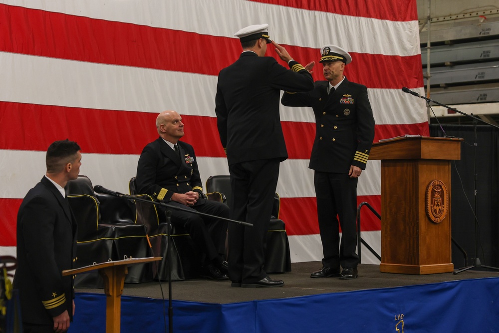 USS Wasp Change of Command