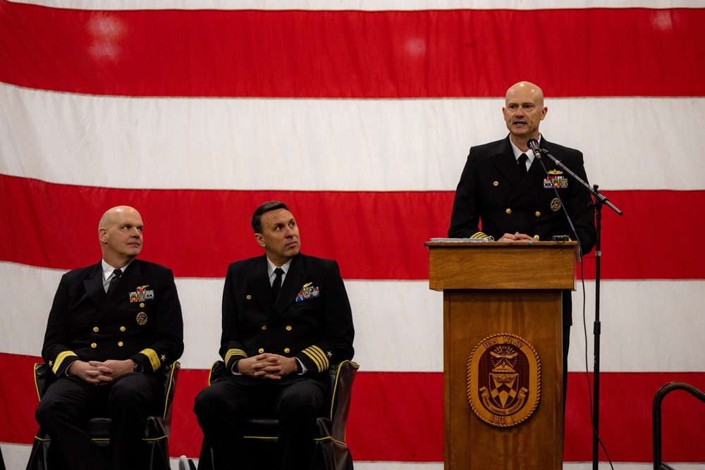 USS Wasp Change of Command