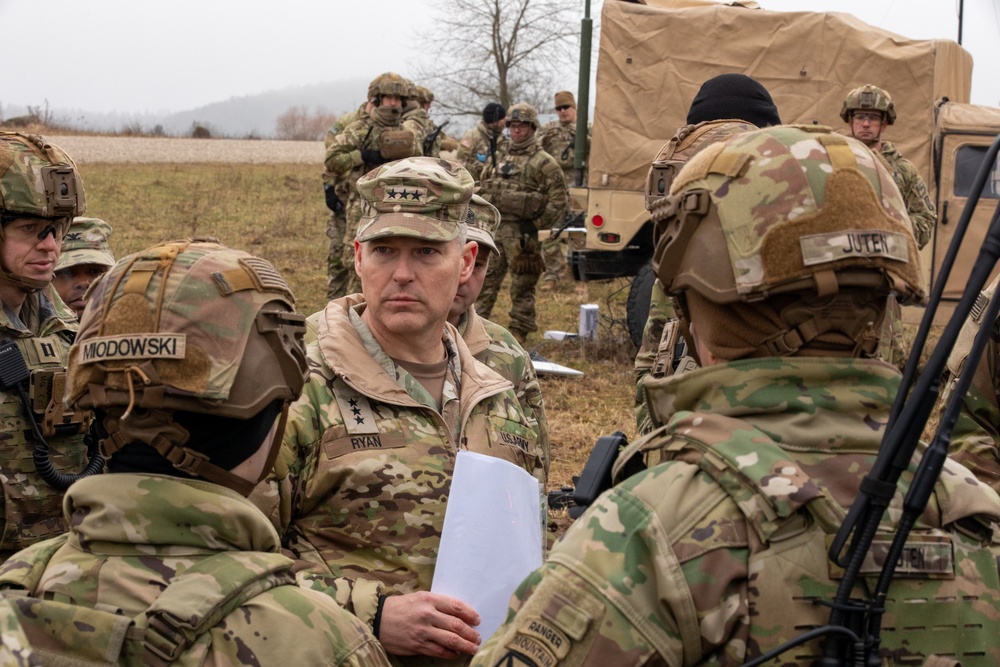 10th Mountain Division visited by Lt. Gen. Joseph Ryan during Combined Resolve 25-1