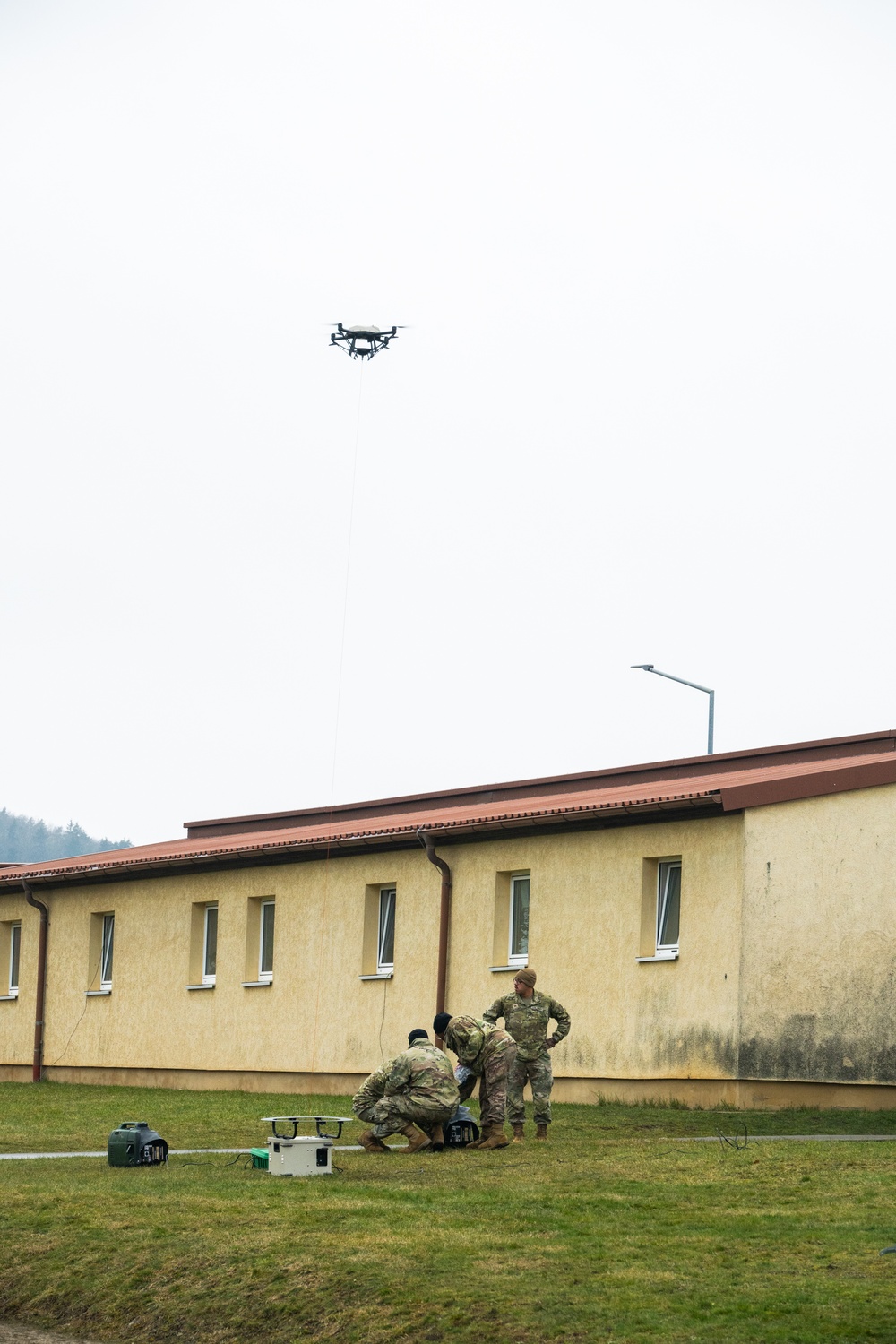 10th Mountain Division trains on the variable height antenna during Combined Resolve