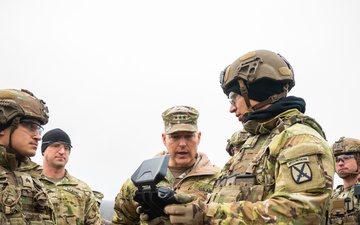 U.S. Army Deputy Chief of Staff Ryan visits 10th Mountain Division during new technology rollout