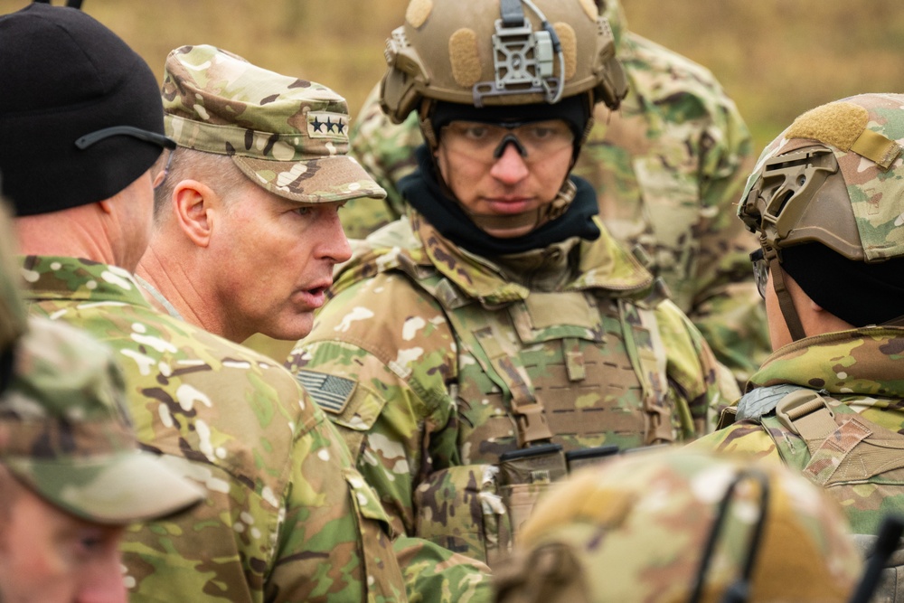 U.S. Army Deputy Chief of Staff Ryan visits 10th Mountain Division during new technology rollout