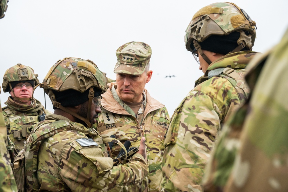 U.S. Army Deputy Chief of Staff Ryan visits 10th Mountain Division during new technology rollout