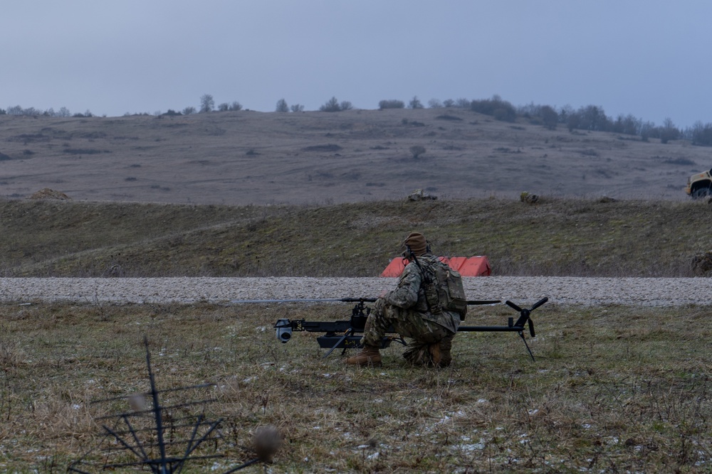 10th Mountain Division trains on the Anduril Ghost X Small Unmanned Aircraft System during Combined Resolve