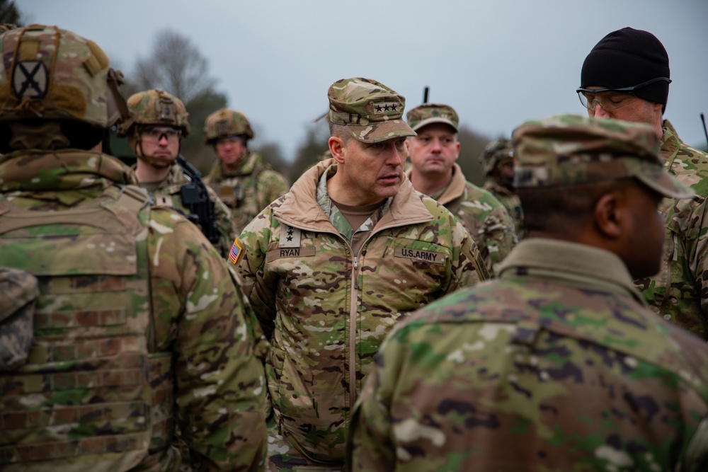 U.S. Army Deputy Chief of Staff Ryan visits 10th Mountain Division during new technology rollout