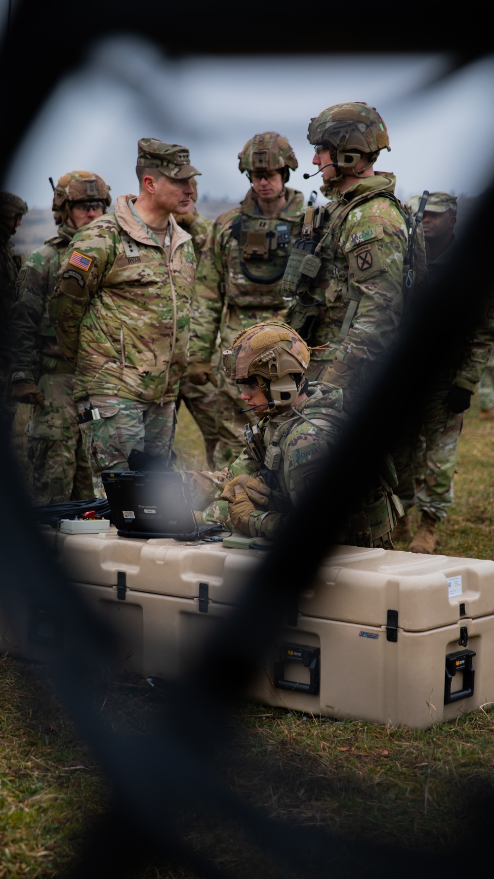 U.S. Army Deputy Chief of Staff Ryan visits 10th Mountain Division during new technology rollout
