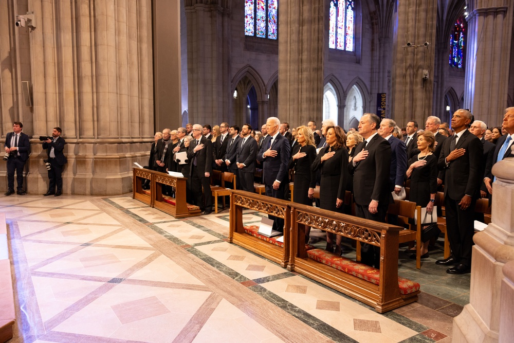 State Funeral held for President Jimmy Carter at Washington National Cathedral