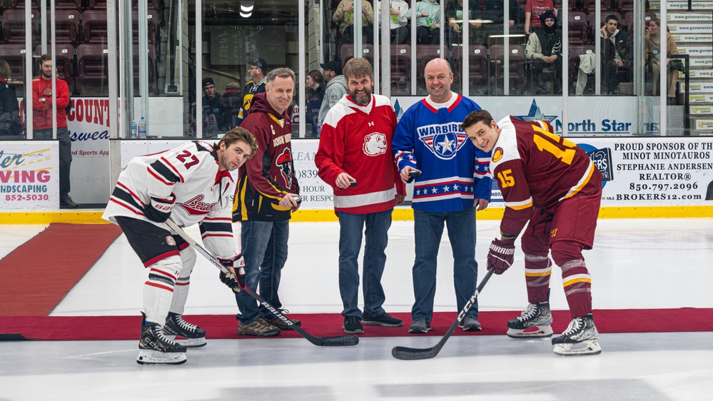 Minot State University hosts military appreciation game