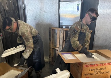 Quick-Thinking Heroes of 734th Air Mobility Squadron Save Critical Blood Supply to Korea
