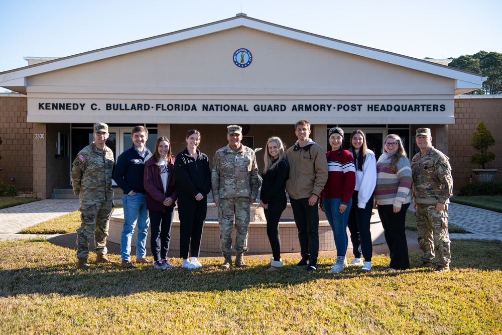 Gubernatorial Fellows visit Camp Blanding Joint Training Center