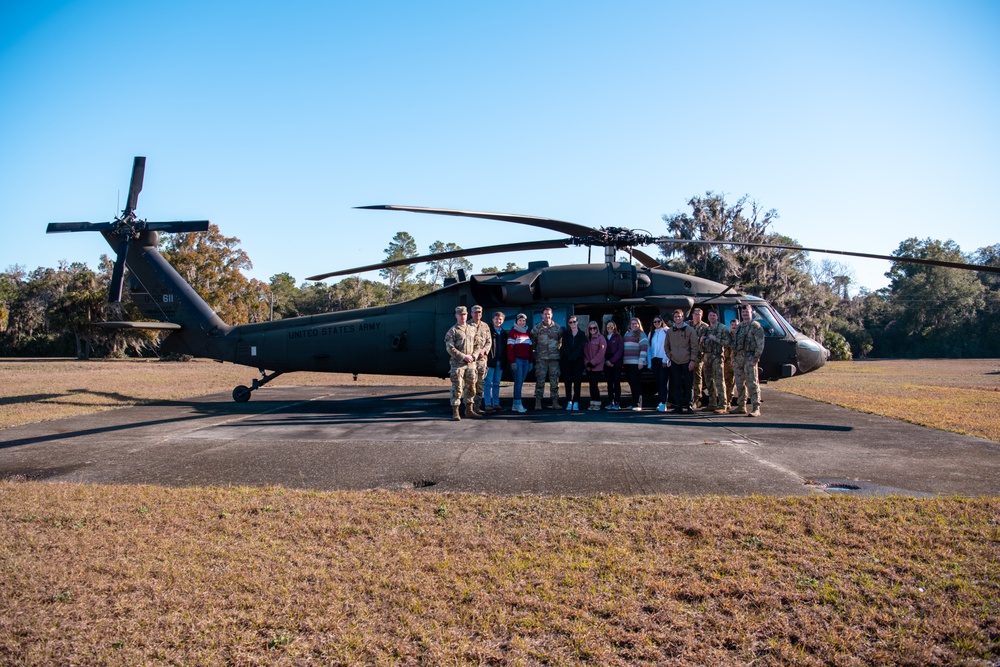 Gubernatorial Fellows visit Camp Blanding Joint Training Center