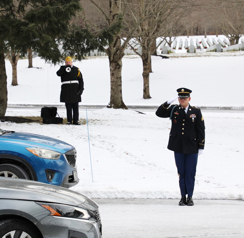 Military Funeral services for retired Army National Guard Lt. Col. James Coyne