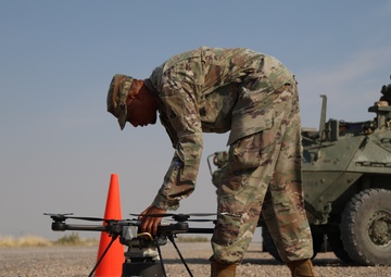 SkyRaider Unmanned Aerial System (UAS) During NBCRV SSU Training