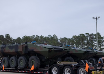 ACV-P Arrival to 2d Assault Amphibian Battalion